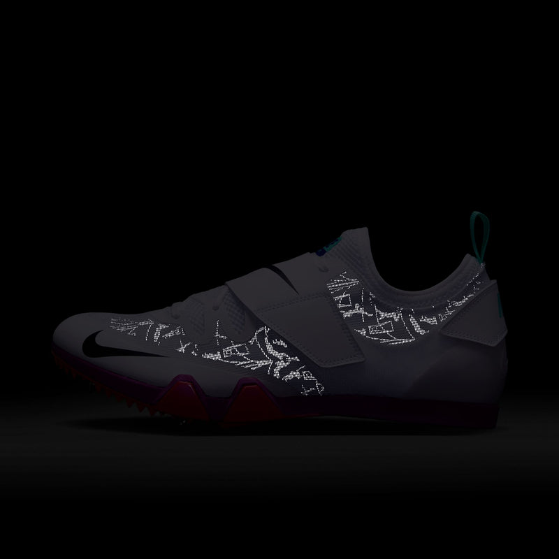 Unisex Pole Vault Elite (101 - White/Obsidian-Teal Tint-Fire Pink)