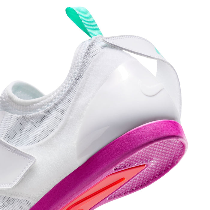 Unisex Pole Vault Elite (101 - White/Obsidian-Teal Tint-Fire Pink)