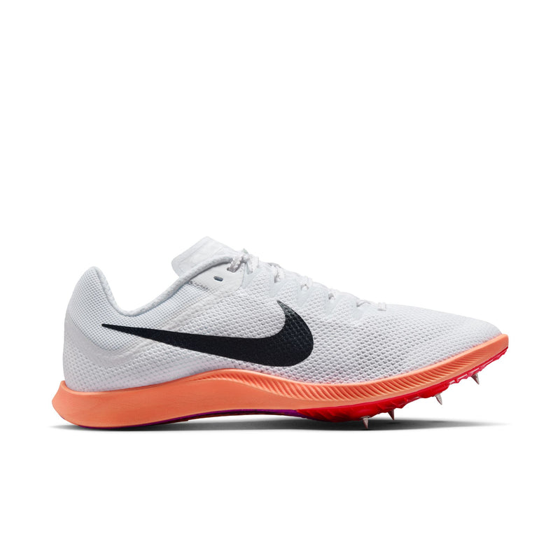 Unisex Zoom Rival Distance (101 - White/Obsidian-Bright Crimson-Hyper Turq)