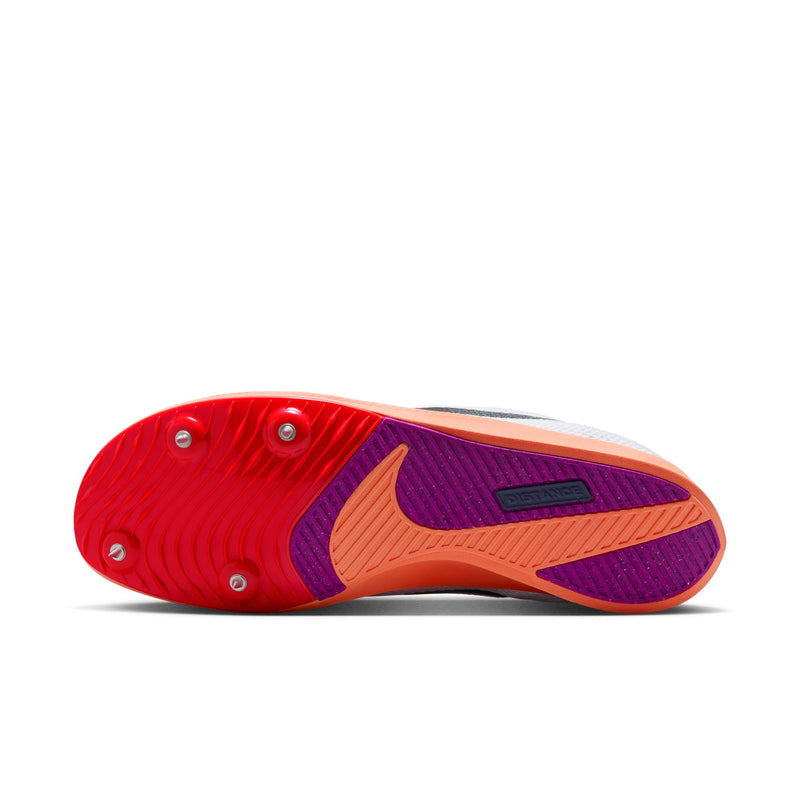 Unisex Zoom Rival Distance (101 - White/Obsidian-Bright Crimson-Hyper Turq)