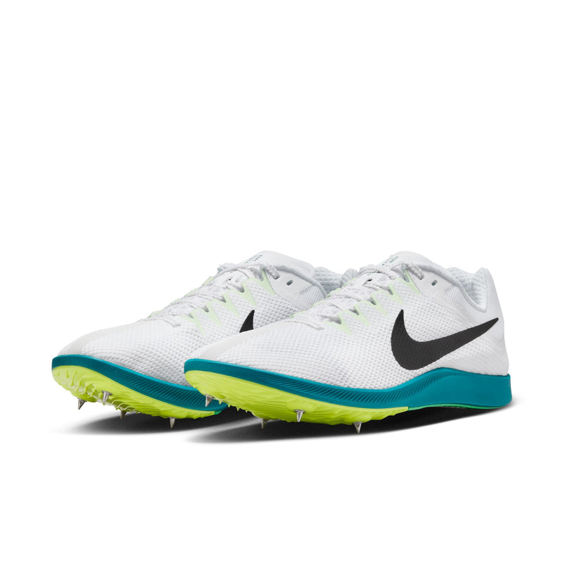 Unisex Zoom Rival Distance (102 - White/Black-Bright Spruce-Vapor Green)
