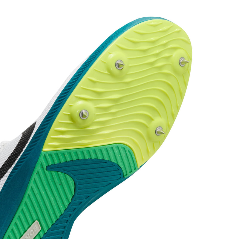 Unisex Zoom Rival Distance (102 - White/Black-Bright Spruce-Vapor Green)