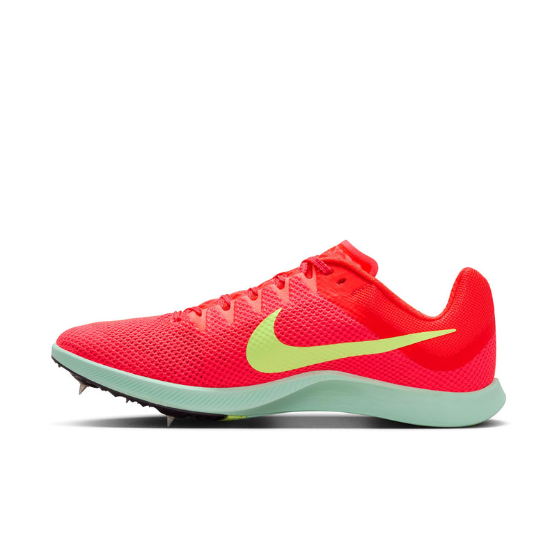 Unisex Zoom Rival Distance (600 - Bright Crimson/Washed Coral-Barely Volt)