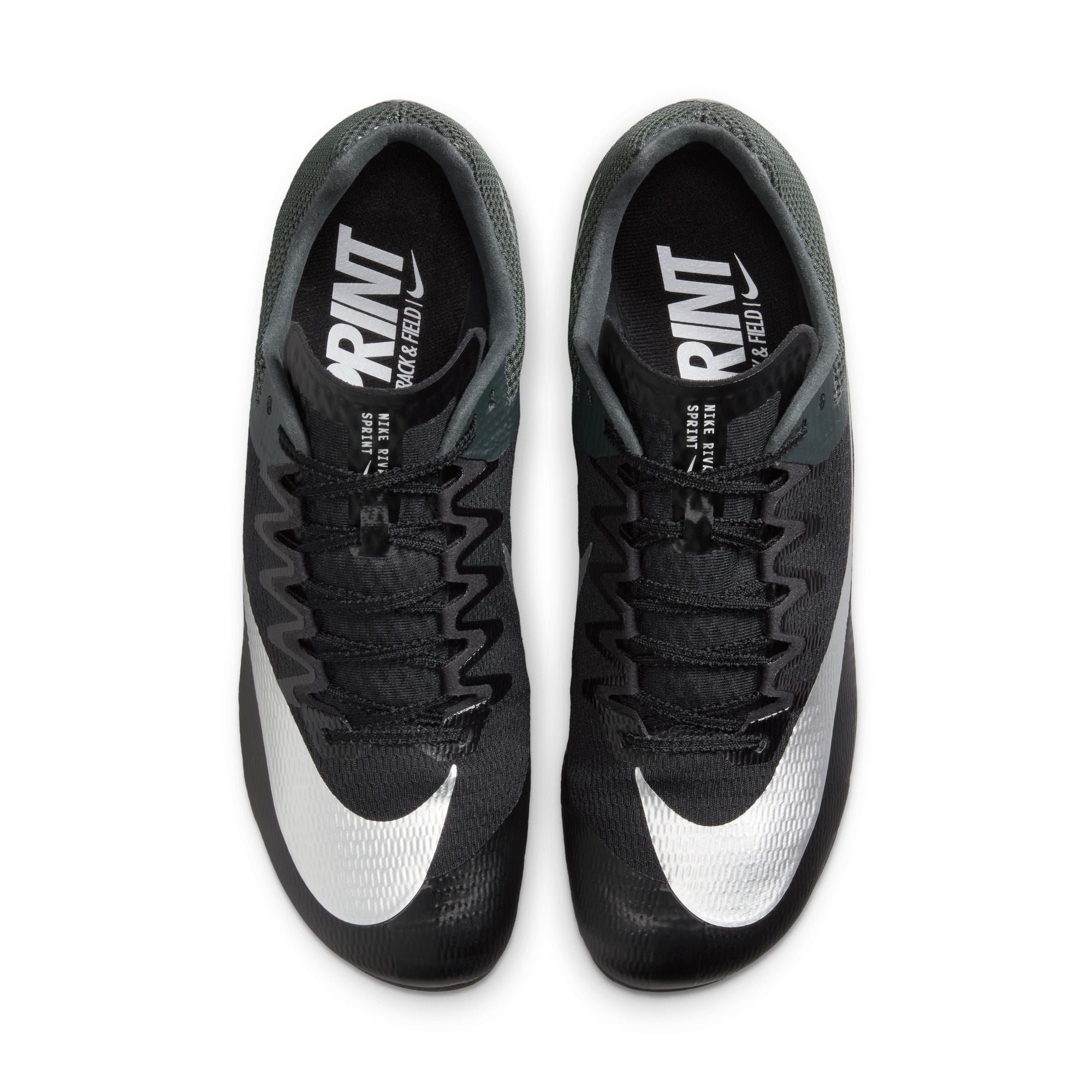 Unisex Zoom Rival Sprint (001 - Black/Metallic Silver-Black) — TC