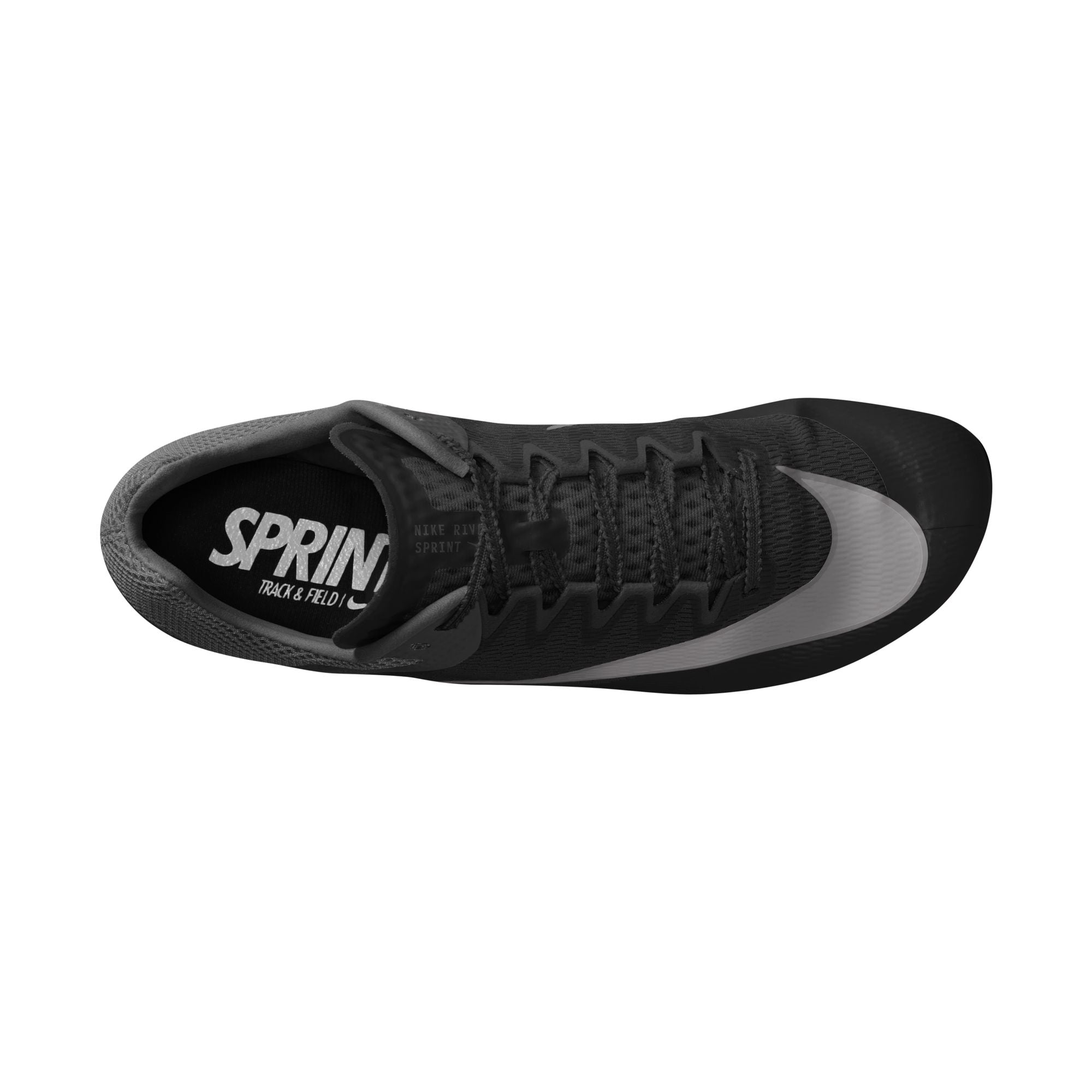 Unisex Zoom Rival Sprint (001 - Black/Metallic Silver-Black) — TC