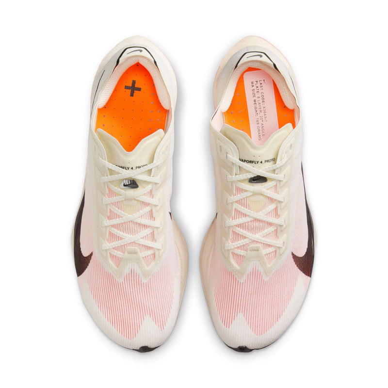 Women’s Vaporfly 4 Proto (100 - Sail/Black-Total Orange-White)