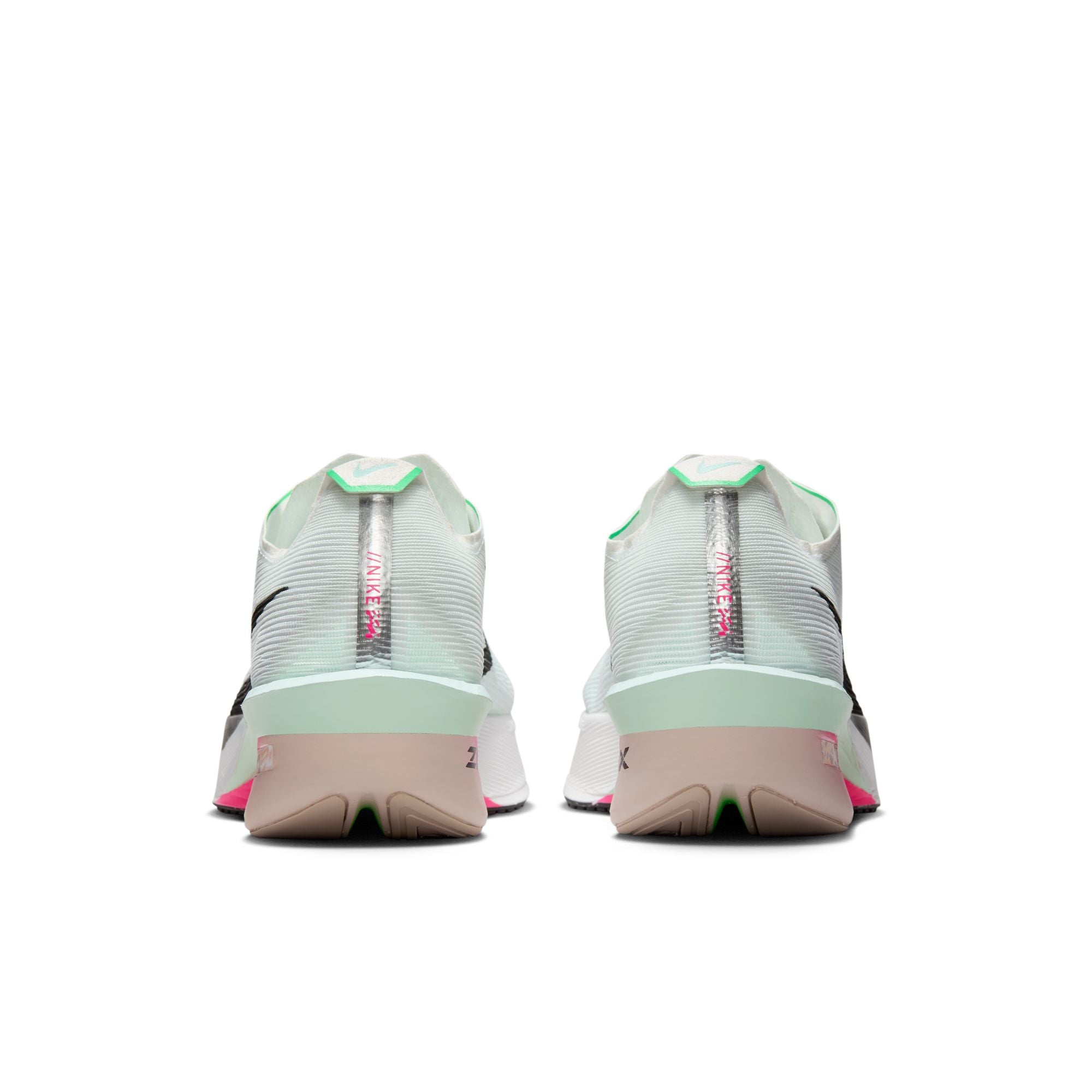 Women's ZoomX Vaporfly Next% 4 (101 - White/Black-Hyper Pink-Mint