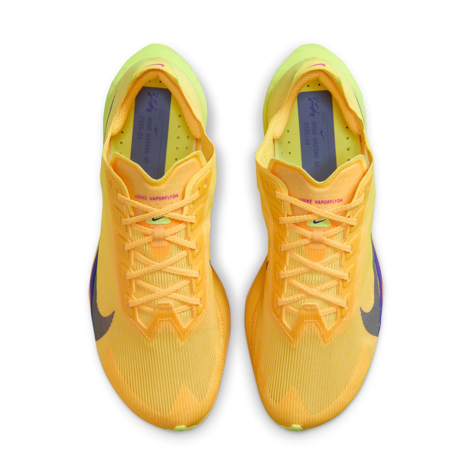 Women's Vaporfly 4 (800 - Citron Pulse/Indigo Burst-Laser Orange