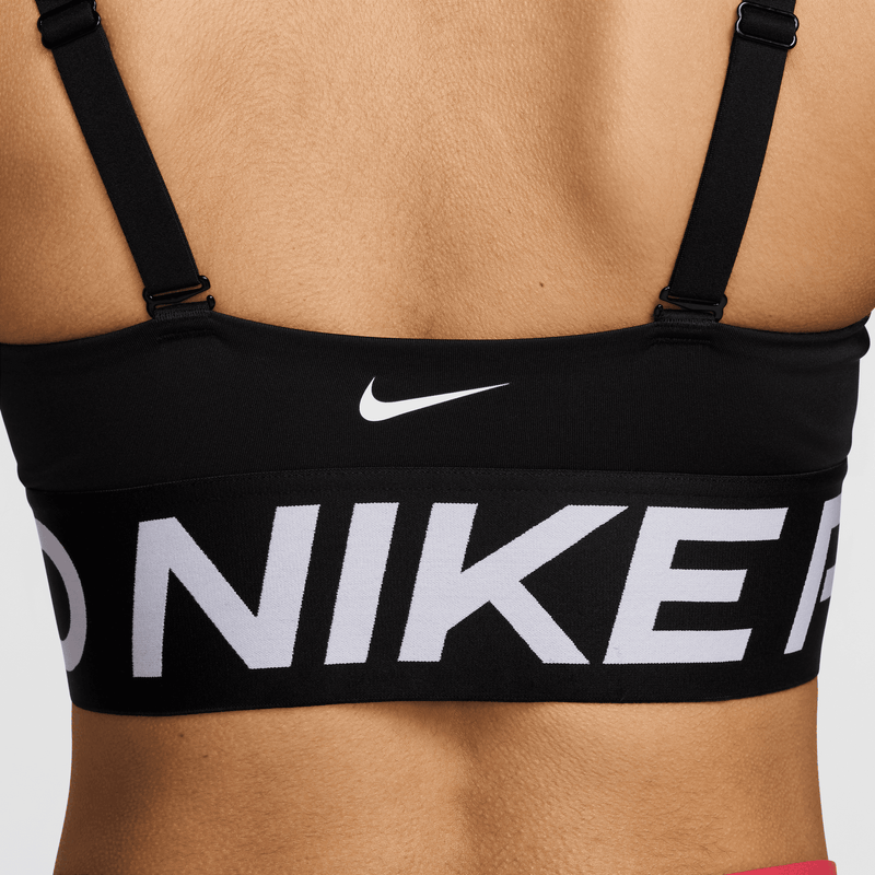 Women's Pro Indy Plunge Women's Medium-Support Padded Sports Bra (010 - Black/White/White)