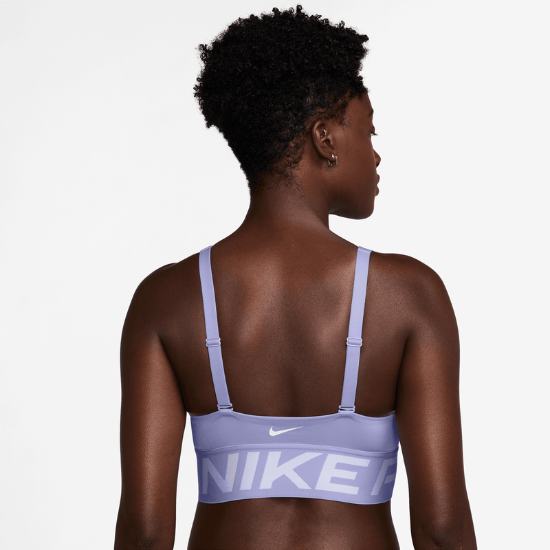Women's Pro Indy Plunge Women's Medium-Support Padded Sports Bra (533 - Lilac Ice/Amethyst Tint/White)