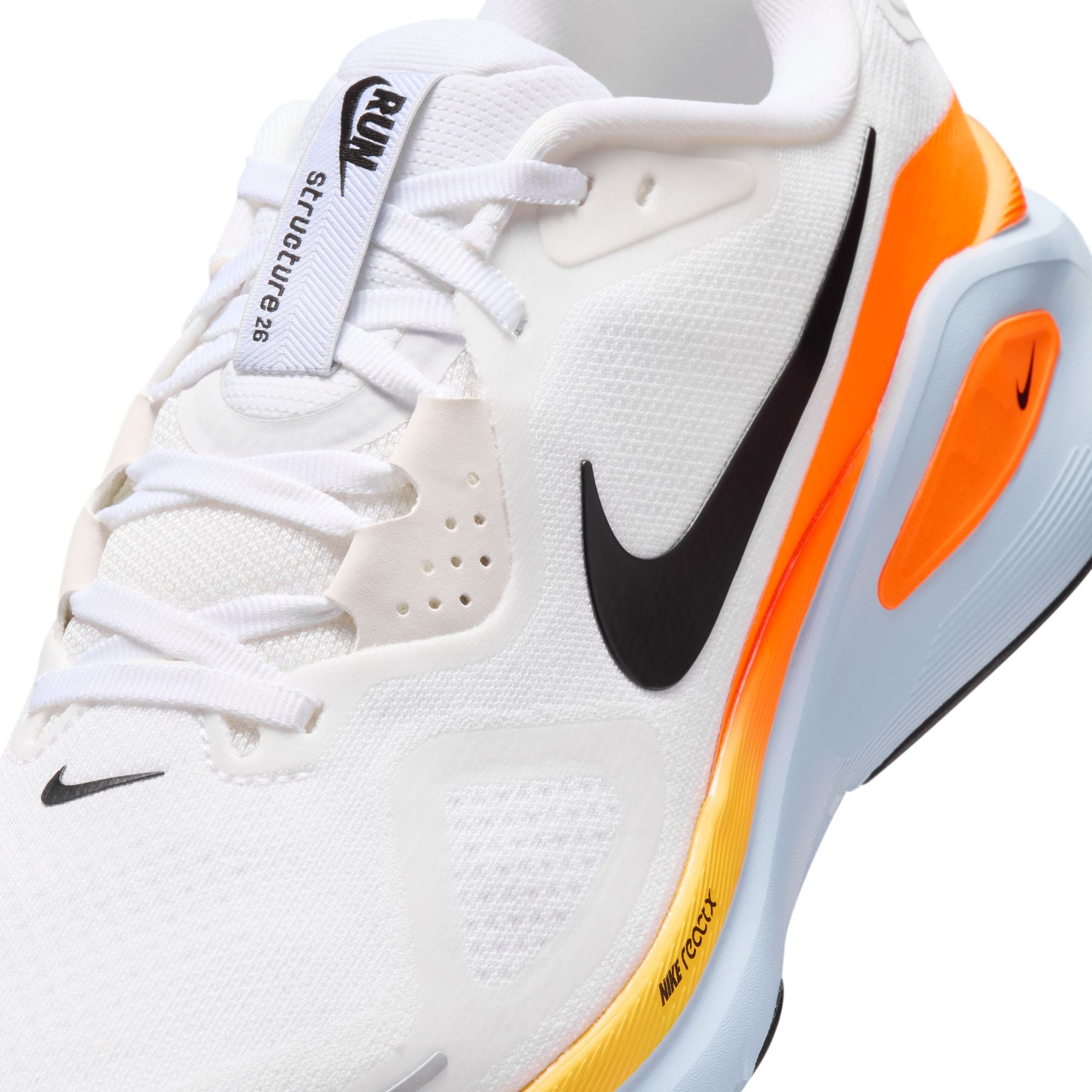 Men's Structure 26 (107 - White/Black-Hydrogen Blue-Total Orange