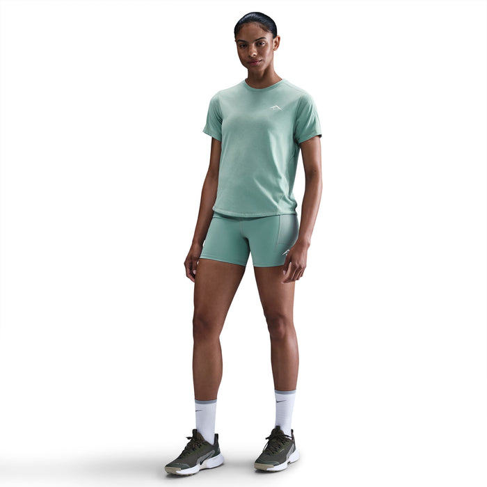 Women's Dri-FIT Short-Sleeve Running Top (017 - Cannon/Summit White)