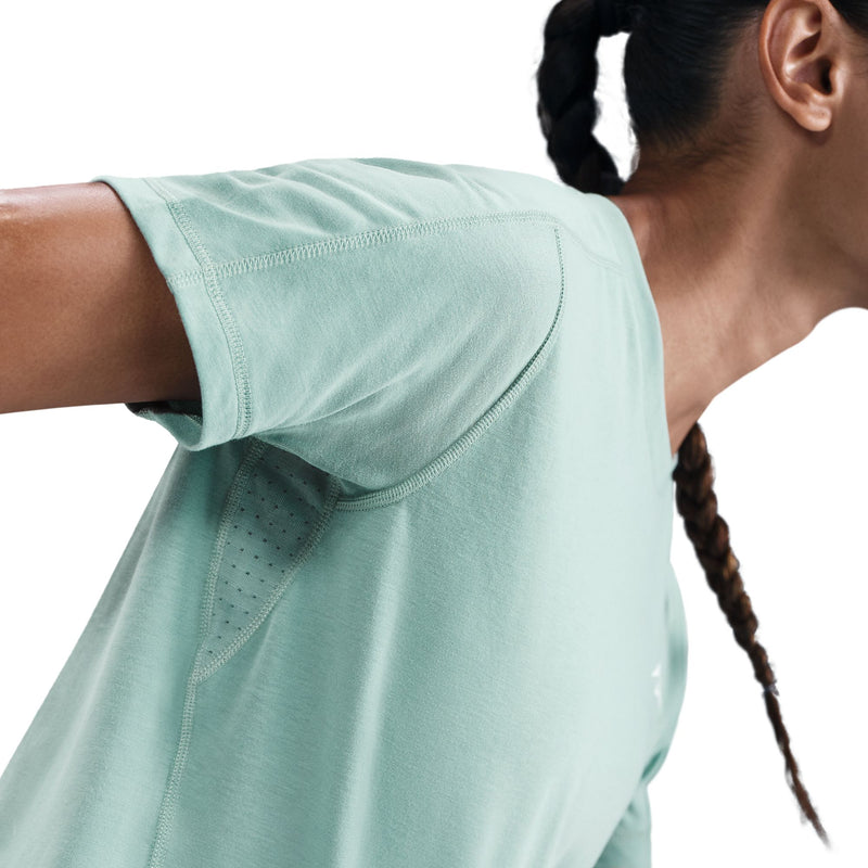 Women's Dri-FIT Short-Sleeve Running Top (017 - Cannon/Summit White)