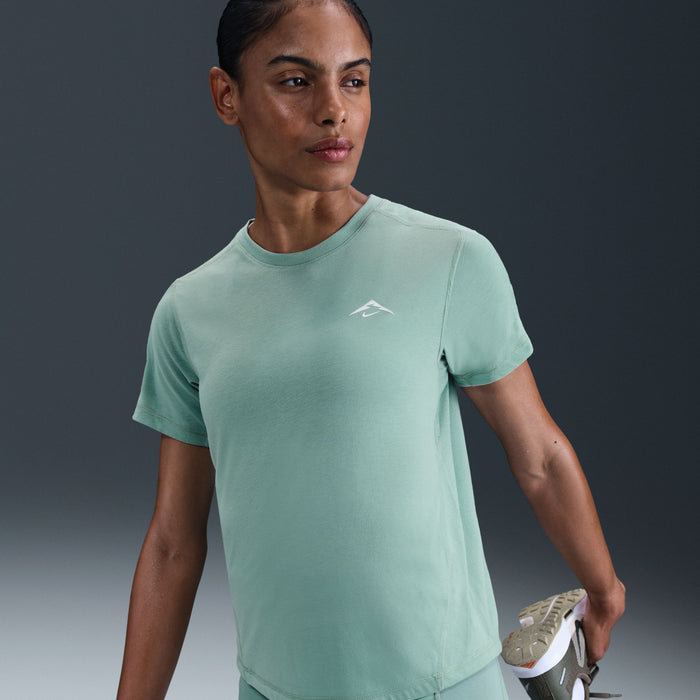 Women's Dri-FIT Short-Sleeve Running Top (017 - Cannon/Summit White)