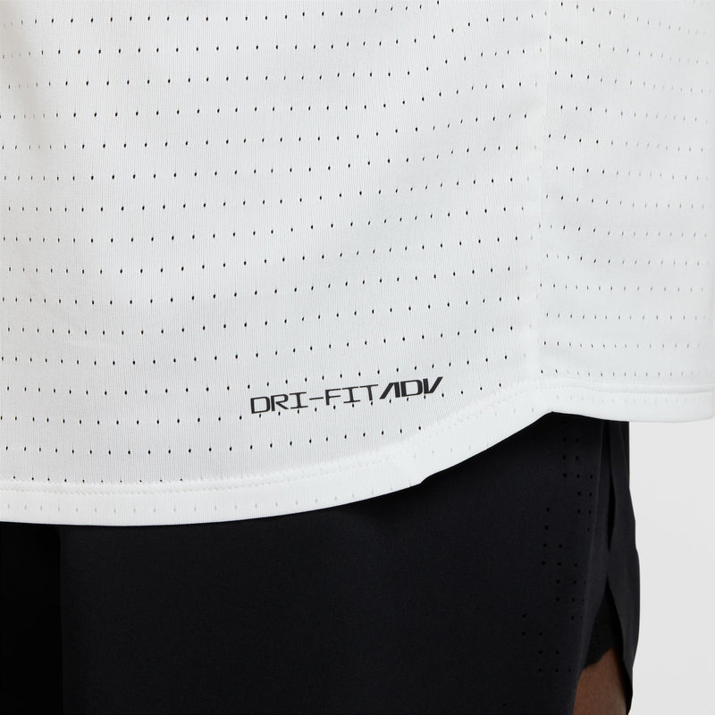 Men's AeroSwift Dri-FIT ADV Short-Sleeve Running Top (121 - Summit White/Black)
