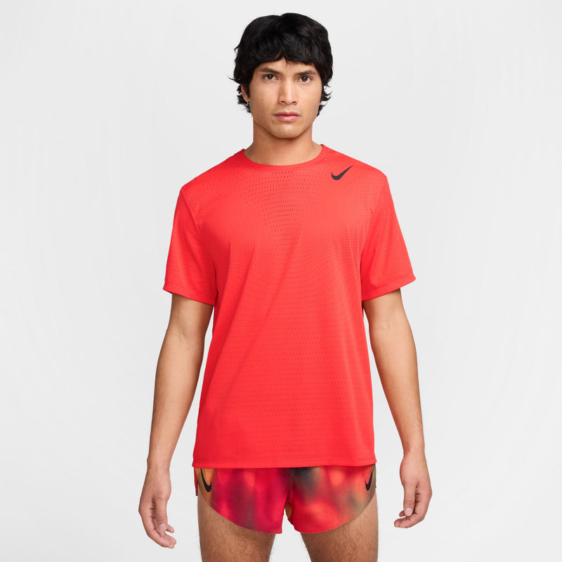 Men's AeroSwift Dri-FIT ADV Short-Sleeve Running Top (696 - LT Crimson/Black)