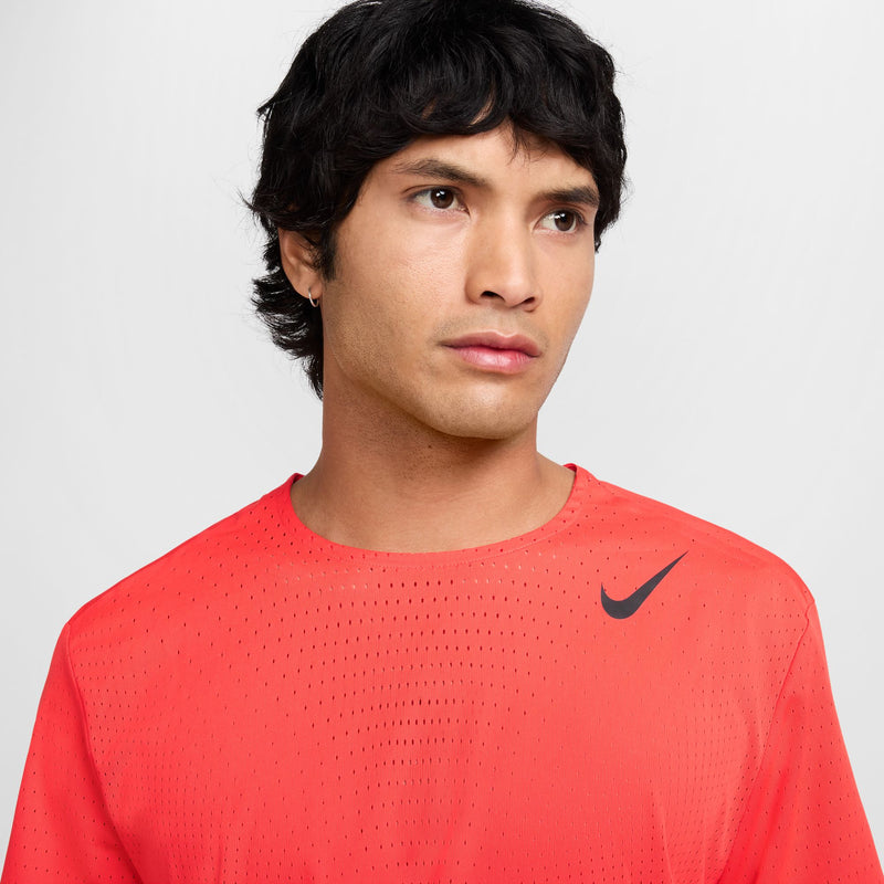 Men's AeroSwift Dri-FIT ADV Short-Sleeve Running Top (696 - LT Crimson/Black)