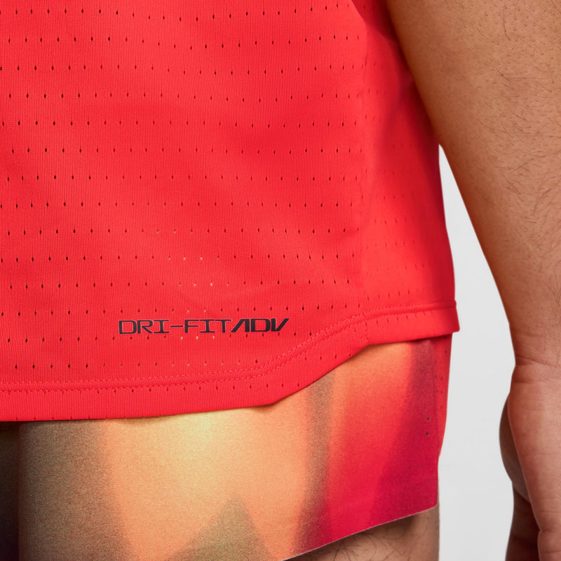 Men's AeroSwift Dri-FIT ADV Short-Sleeve Running Top (696 - LT Crimson/Black)