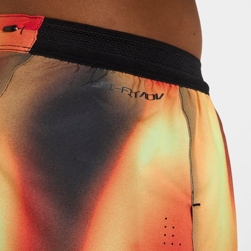 Men's AeroSwift Elite Entry Dri-FIT ADV Running Shorts (736 - LT Lemon Twist/LT Crimson/Black/Black)