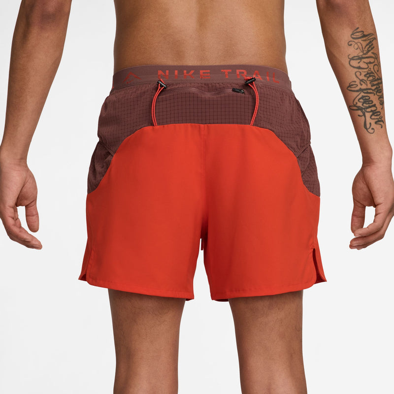 Men's Trail Second Sunrise 5" Dri-FIT ADV Brief-Lined Running Shorts (633 - Picante Red/Red. Sepia/Picante Red/Black)