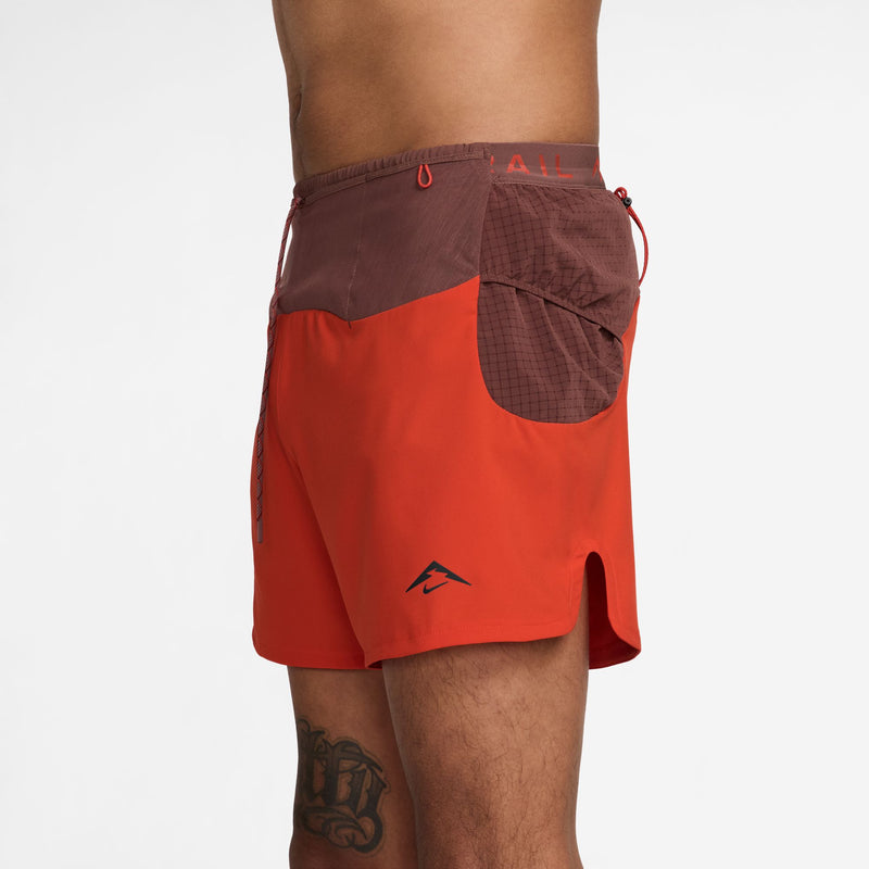 Men's Trail Second Sunrise 5" Dri-FIT ADV Brief-Lined Running Shorts (633 - Picante Red/Red. Sepia/Picante Red/Black)