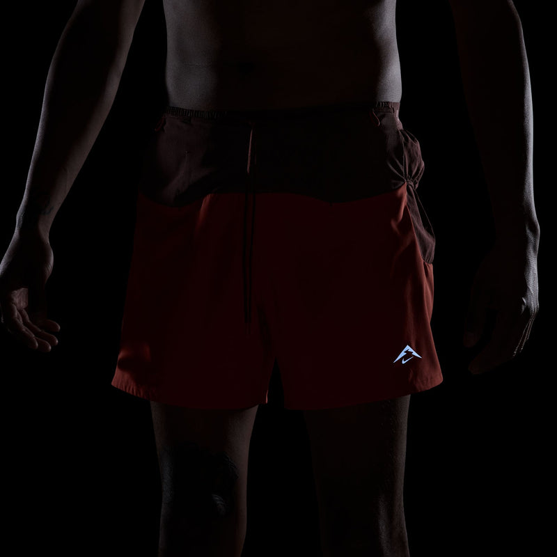 Men's Trail Second Sunrise 5" Dri-FIT ADV Brief-Lined Running Shorts (633 - Picante Red/Red. Sepia/Picante Red/Black)