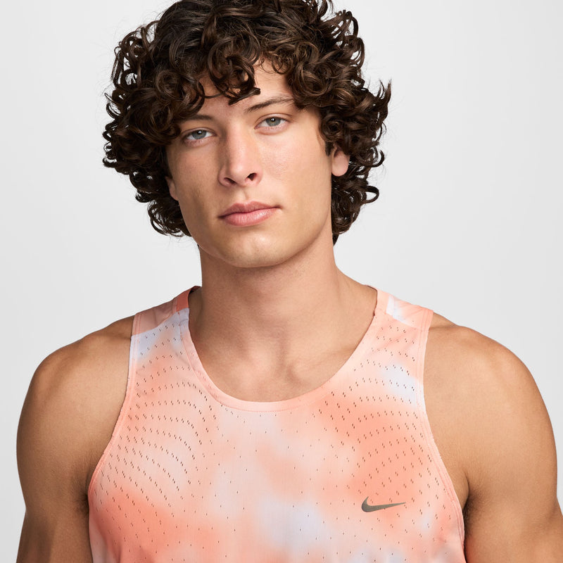 Men's Running Division Breathe Dri-FIT ADV Running Tank Top (844 -  Apricot Agate/Reflective Black)