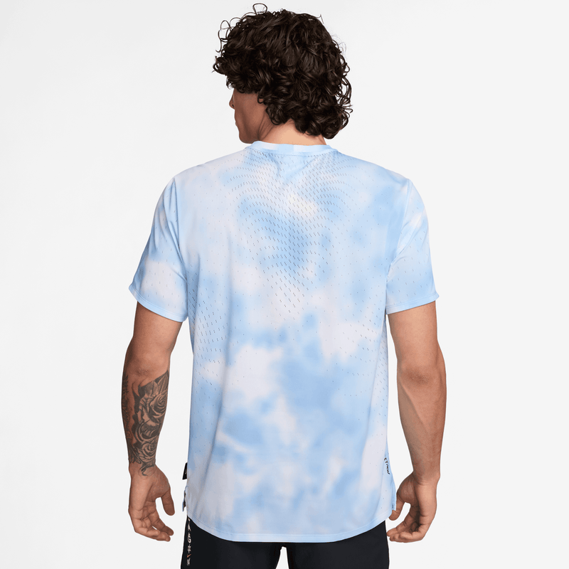 Men's Running Division Breathe Dri-FIT ADV Short-Sleeve Running Top (422 - Psychic Blue/Black Reflective)