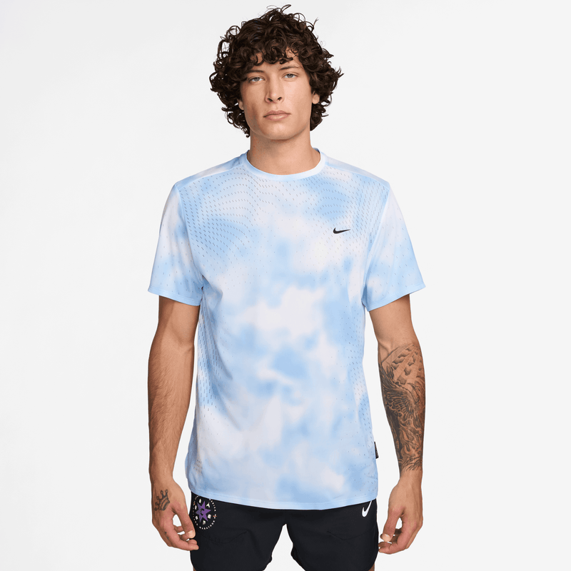 Men's Running Division Breathe Dri-FIT ADV Short-Sleeve Running Top (422 - Psychic Blue/Black Reflective)