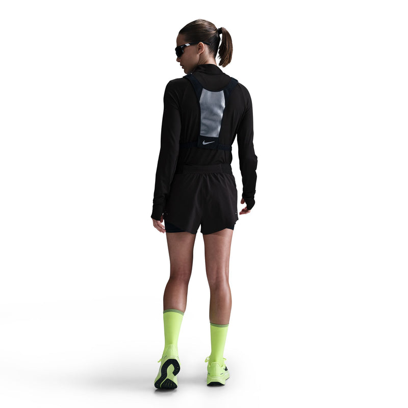 Women's Swift Dri-FIT Mid-Rise 2-in-1 Running Shorts (010 - Black/Reflective Silver)