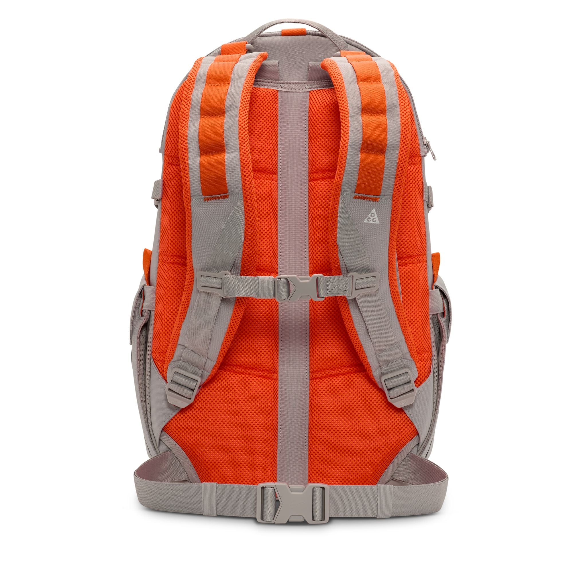 nike grey and orange backpack