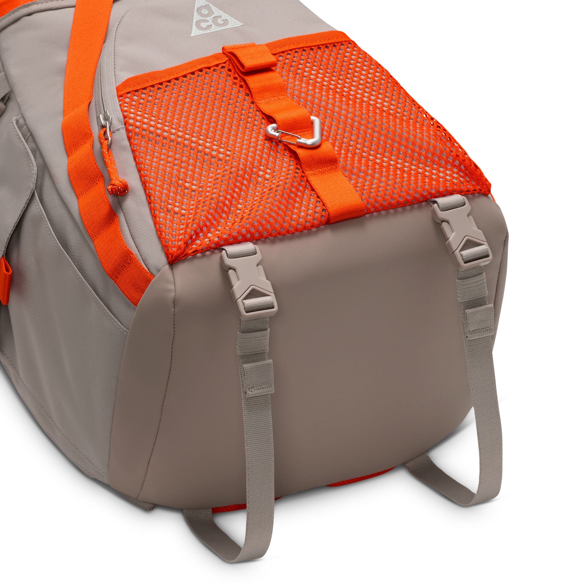 nike grey and orange backpack