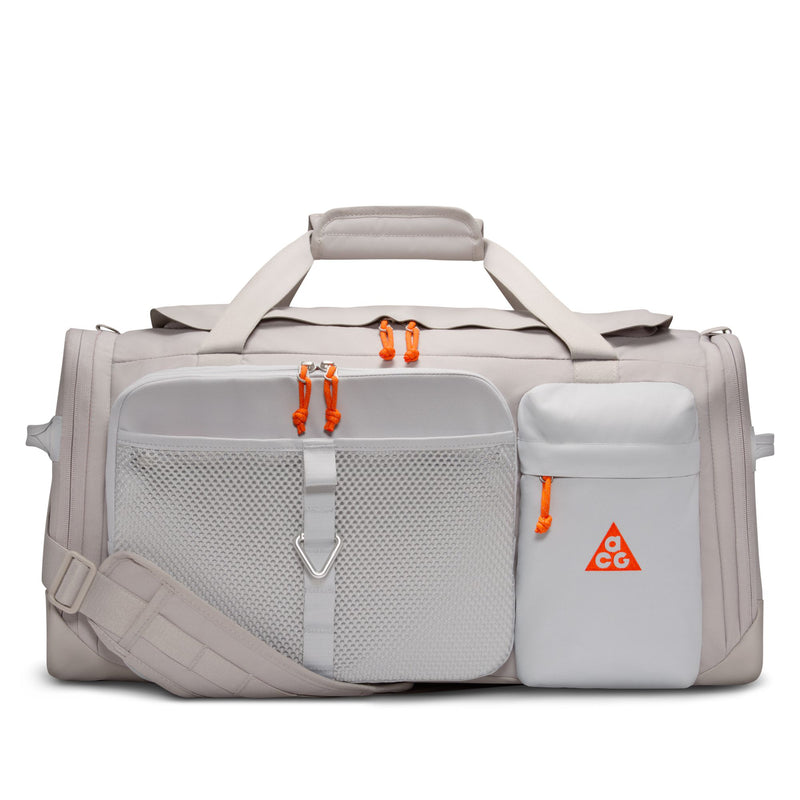 Nike ACG "DAYMAX" Duffel Bag (60L) (009 - College Grey/College Grey/Safety Orange)