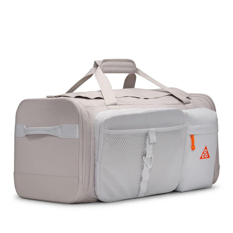 Nike ACG "DAYMAX" Duffel Bag (60L) (009 - College Grey/College Grey/Safety Orange)