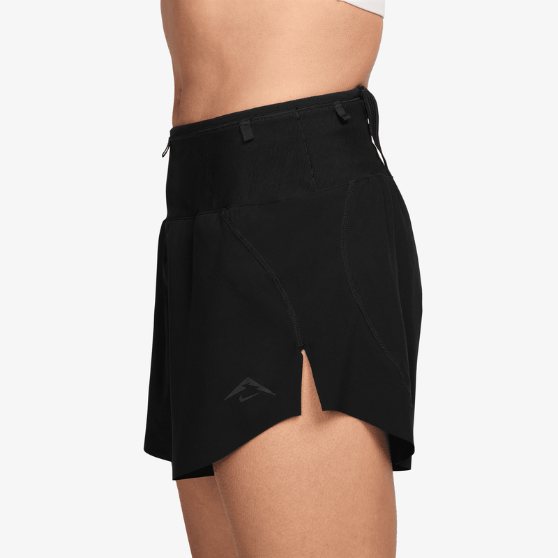 Women's Trail Dri-FIT Brief-Lined Running Shorts (010 - Black/White/Flat Silver/Black)