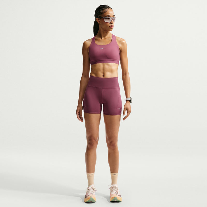 Women’s Swift High-Support Lightly Lined Sports Bra (654 - Pink Smoke-Reflective Silver)
