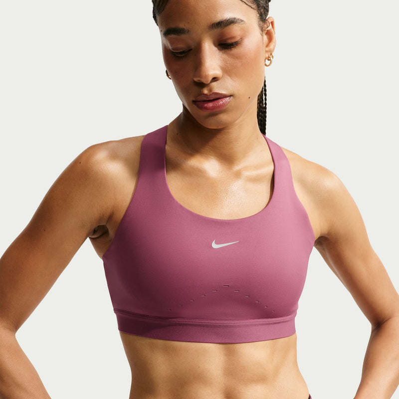Women’s Swift High-Support Lightly Lined Sports Bra (654 - Pink Smoke-Reflective Silver)