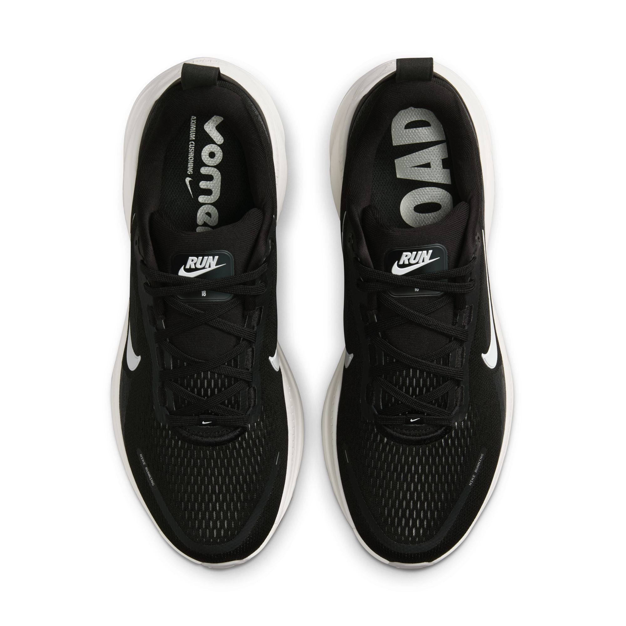Men's Vomero 18 (007 - Black/Summit White/Coconut) — TC Running Co
