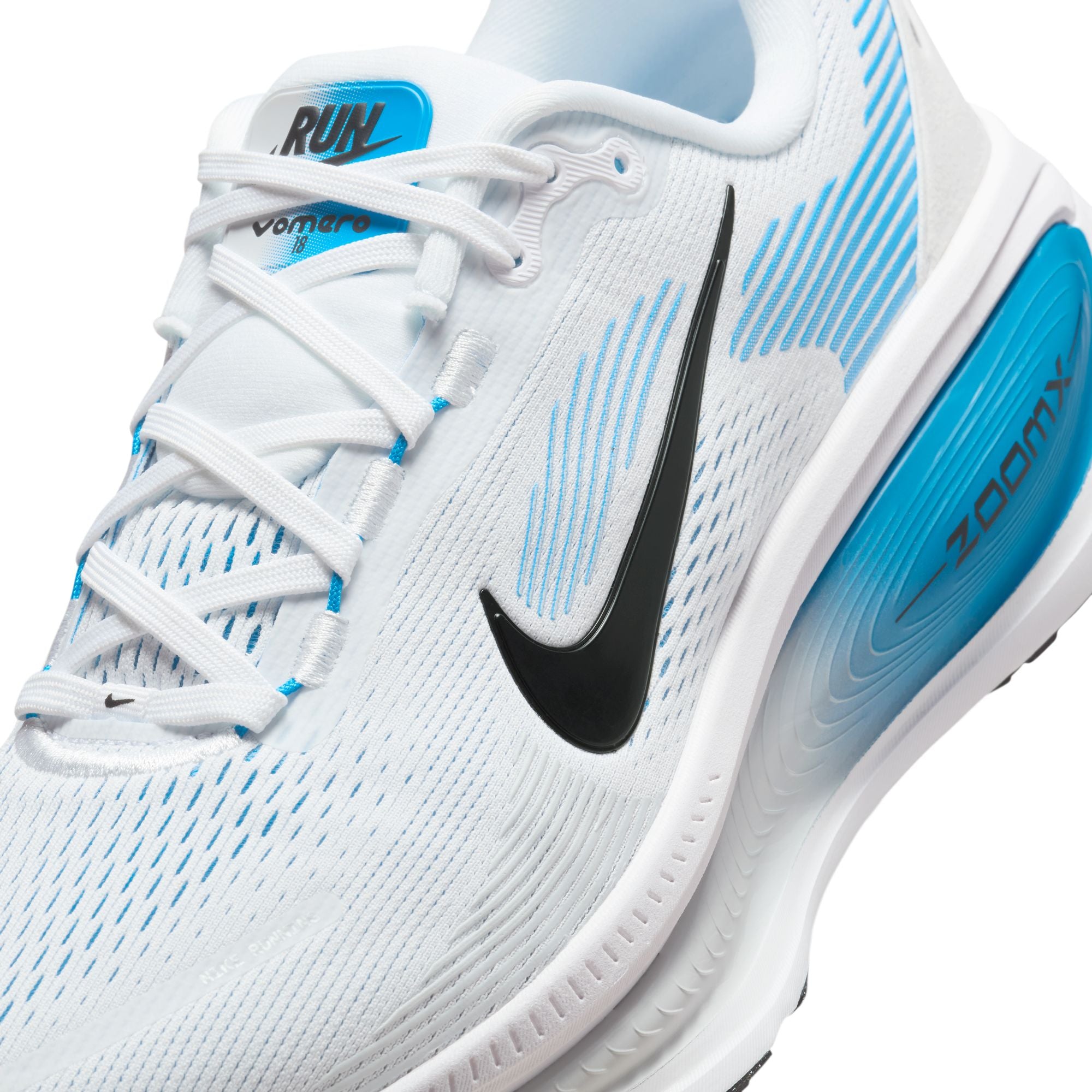 Men's Vomero 18 (109 - White/Black-Blue Hero) — TC Running Co