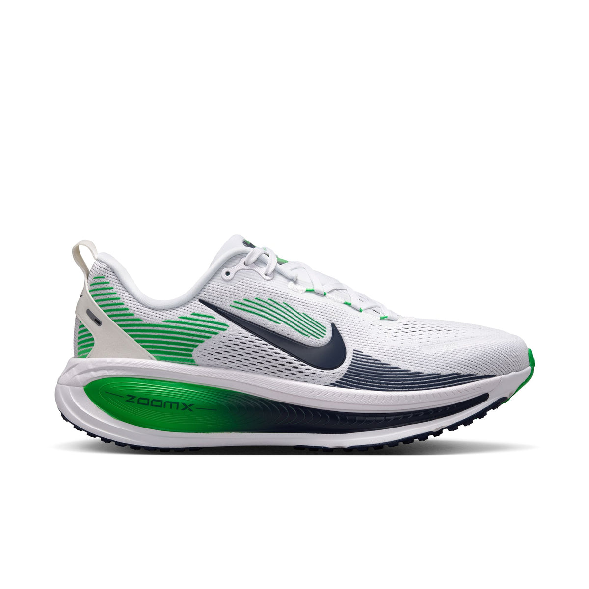 Men's Vomero 18 (115 - White/Midnight Nay-Green Spark) — TC Running Co