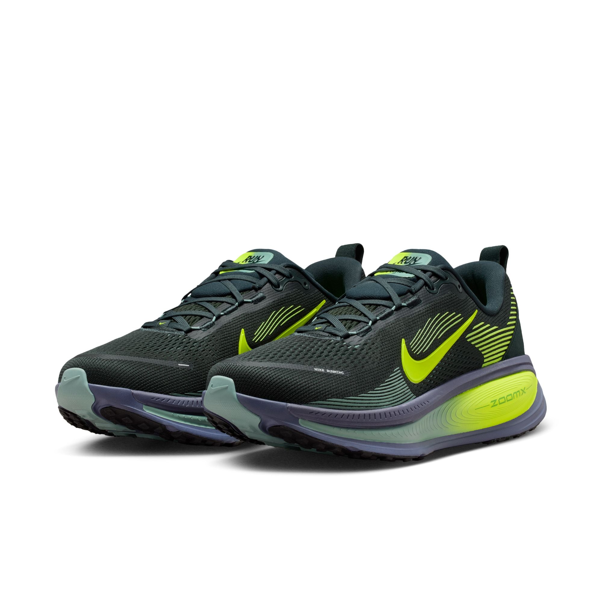 Men's Vomero 18 (301 - Seaweed/Volt-Cannon-Sanded Purple) — TC