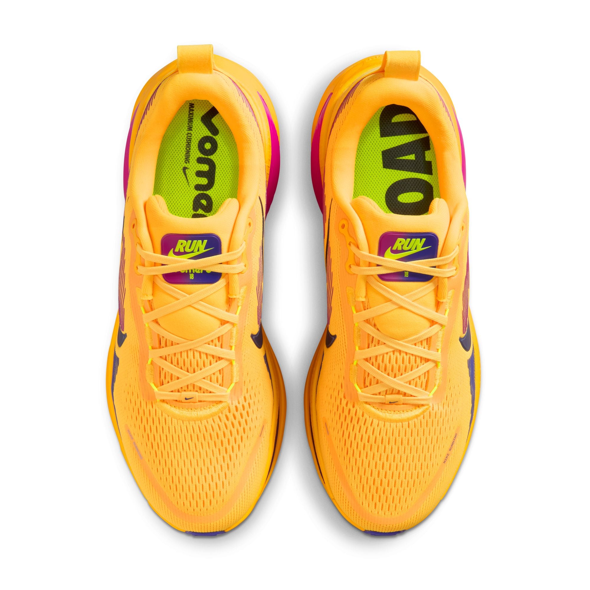 Men's Vomero 18 (802 - Citron Pulse/Blue Void-Laser Orange) — TC