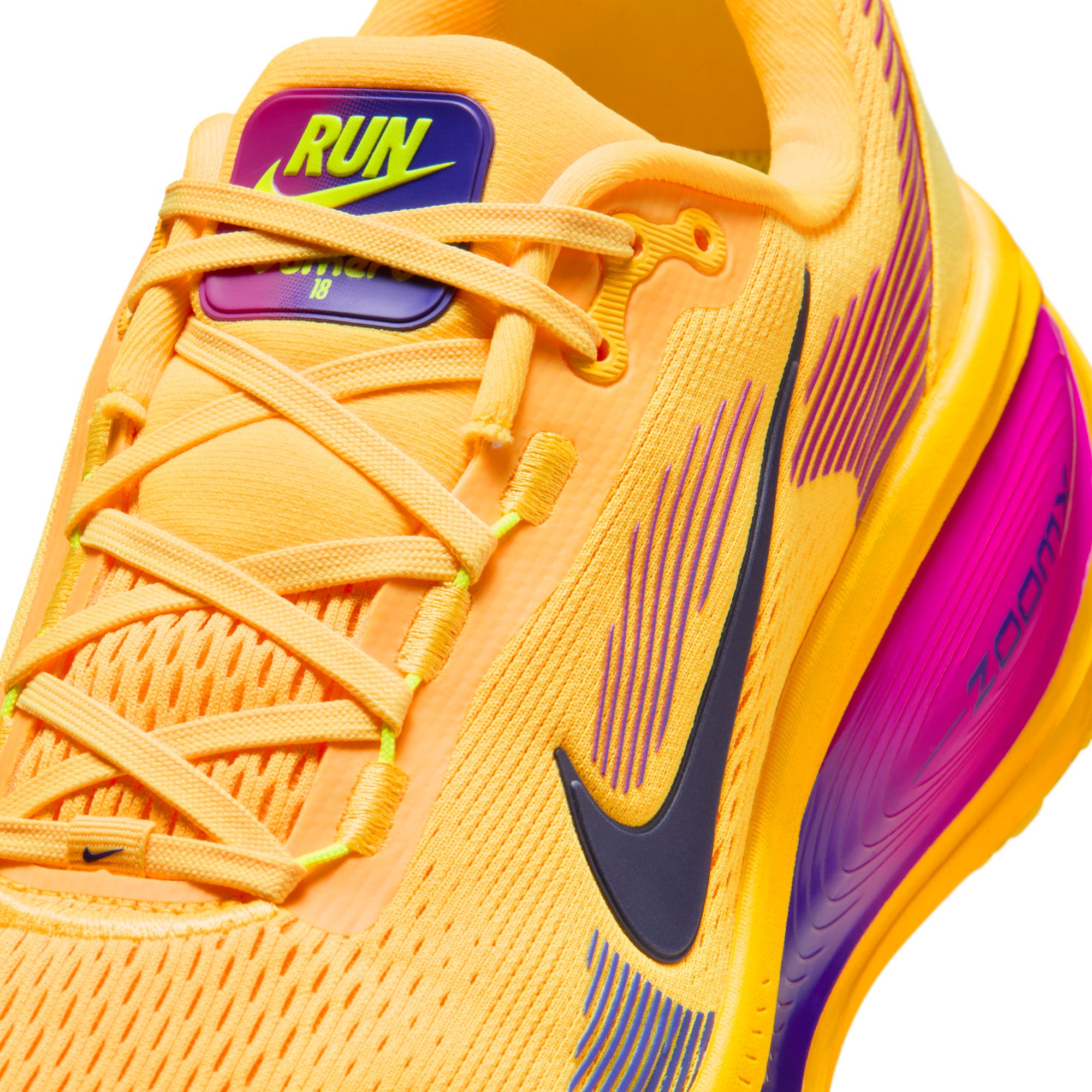 Men's Vomero 18 (802 - Citron Pulse/Blue Void-Laser Orange) — TC