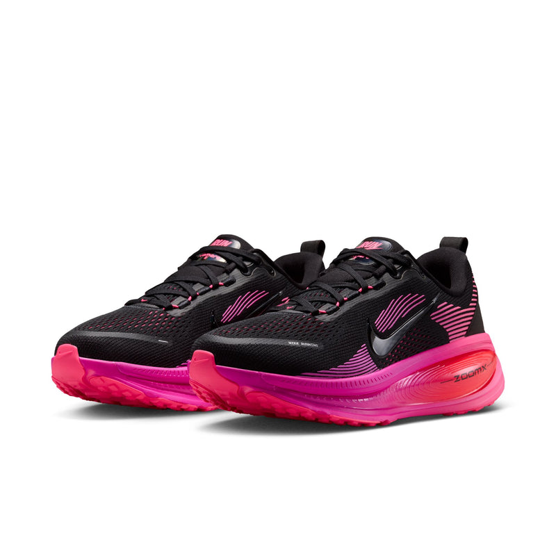 Women's Vomero 18 (Black/Black-Hyper Pink-Laser Crimson)
