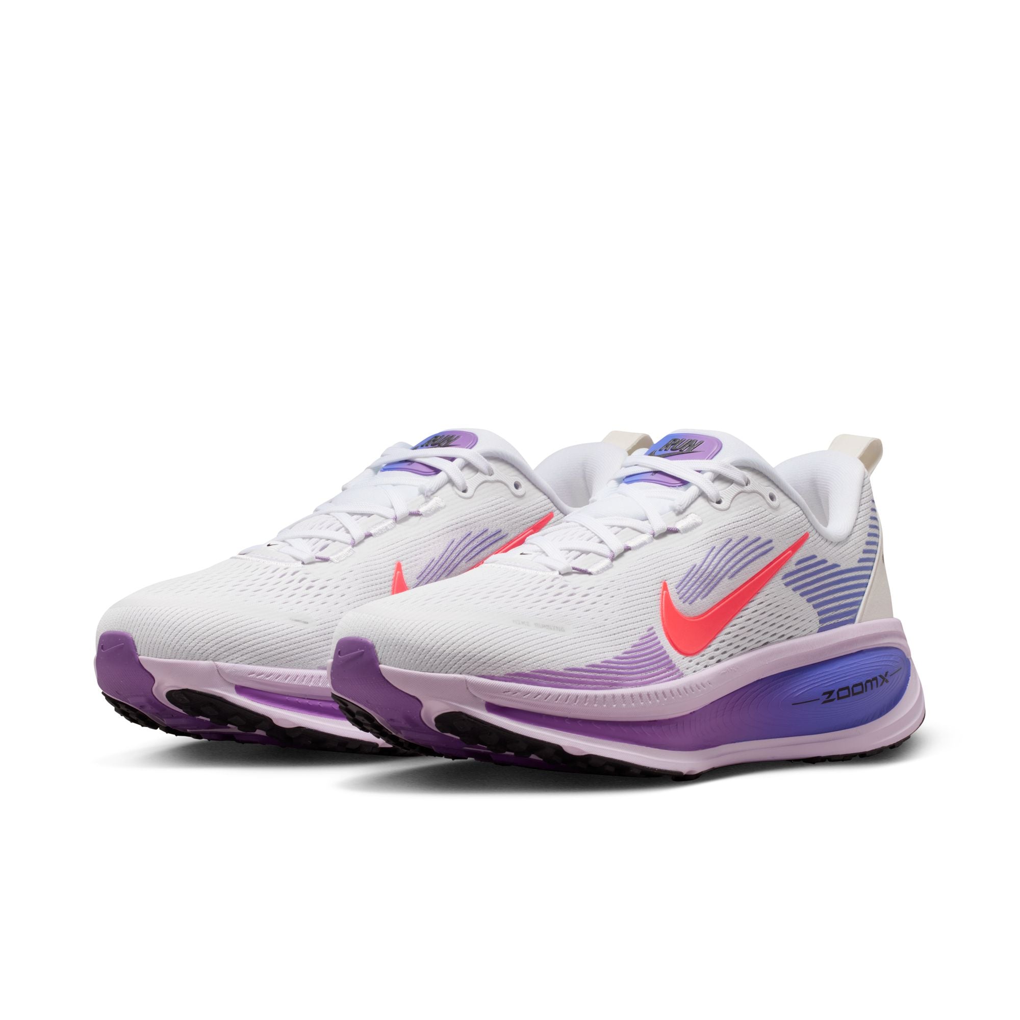 Women's Vomero 18 (112 - White/Hot Lava-Violet Mist-Sapphire) — TC