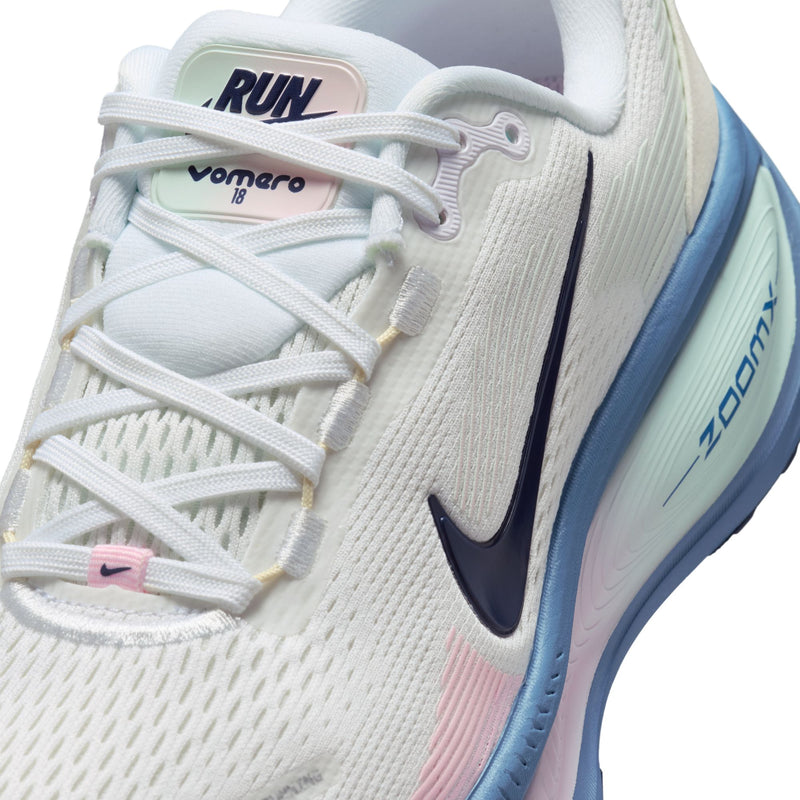 Women's Vomero 18 (115 - White/Midnight Navy-Work Blue)