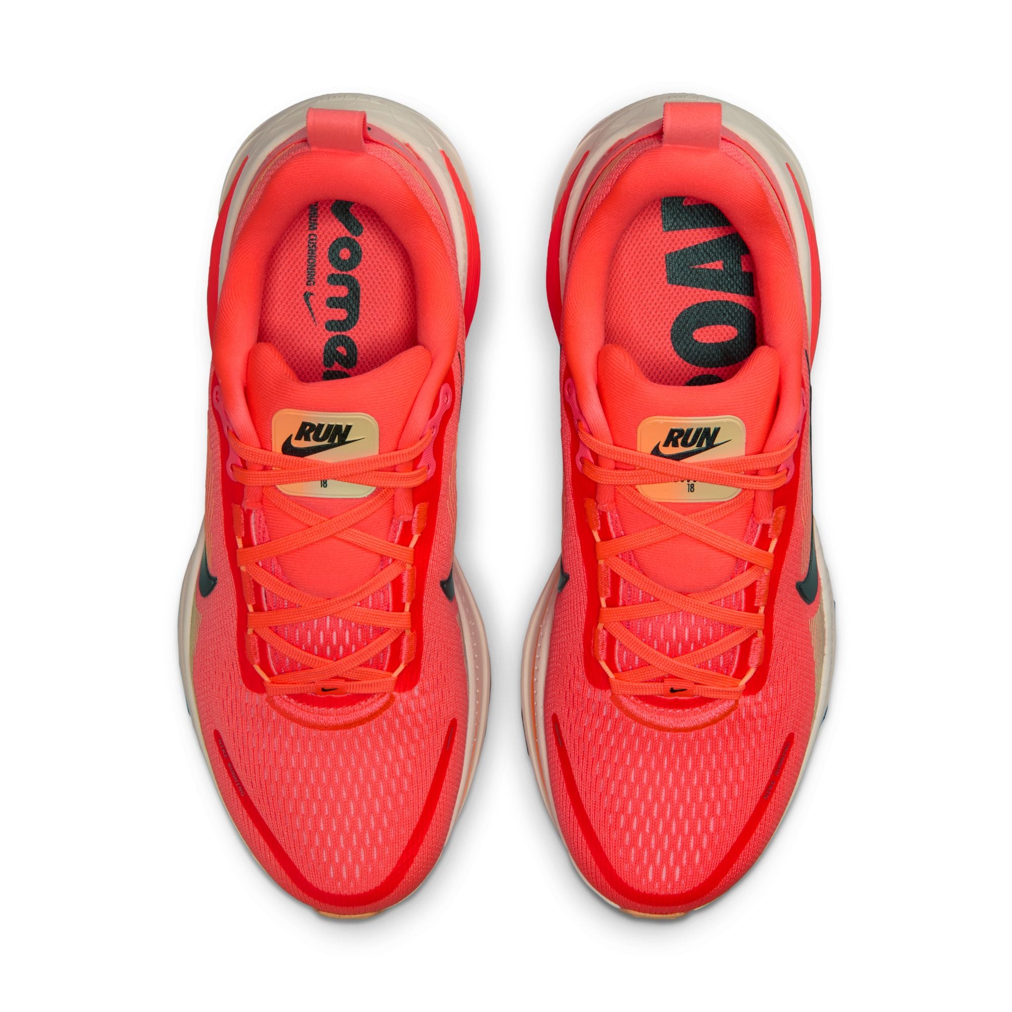 Women's Vomero 18 (803 - Hot Lava/Black-Chalk-Orange) — TC Running Co