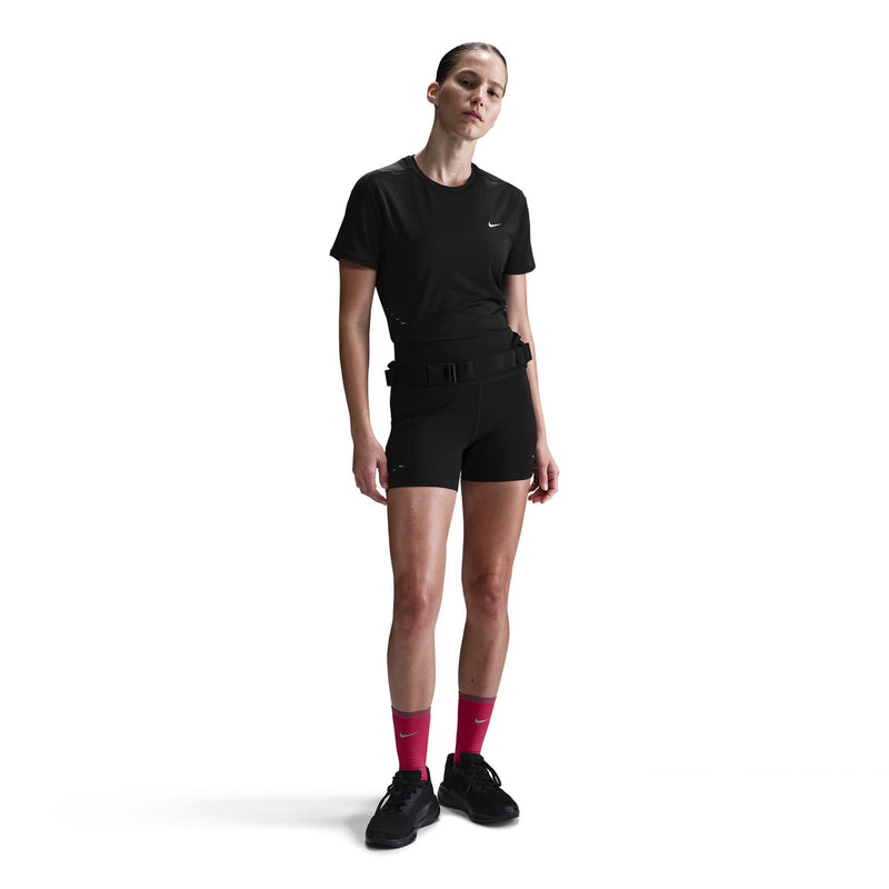 Women's Swift Dri-FIT Short-Sleeve Running Top (010 - Black/Reflective Silver)