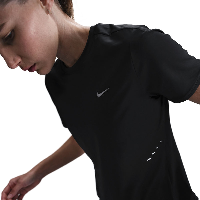 Women's Swift Dri-FIT Short-Sleeve Running Top (010 - Black/Reflective Silver)