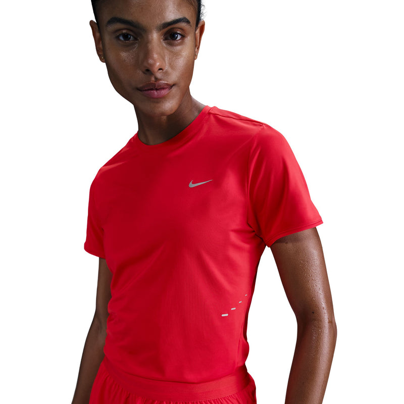 Women's Swift Dri-FIT Short-Sleeve Running Top (696 - LT Crimson/Reflective Silver)